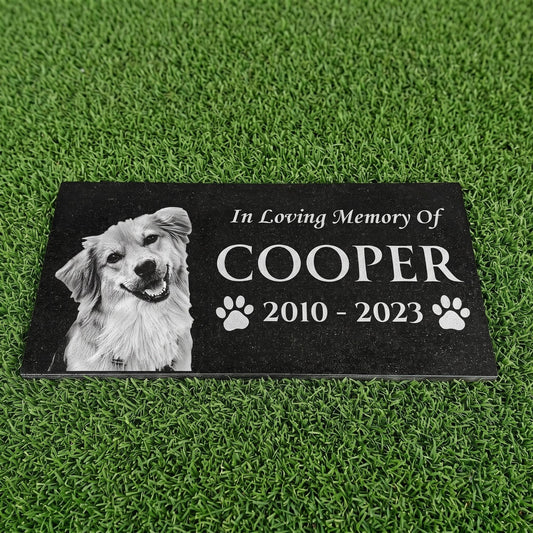 Custom Granite Pet Memorial