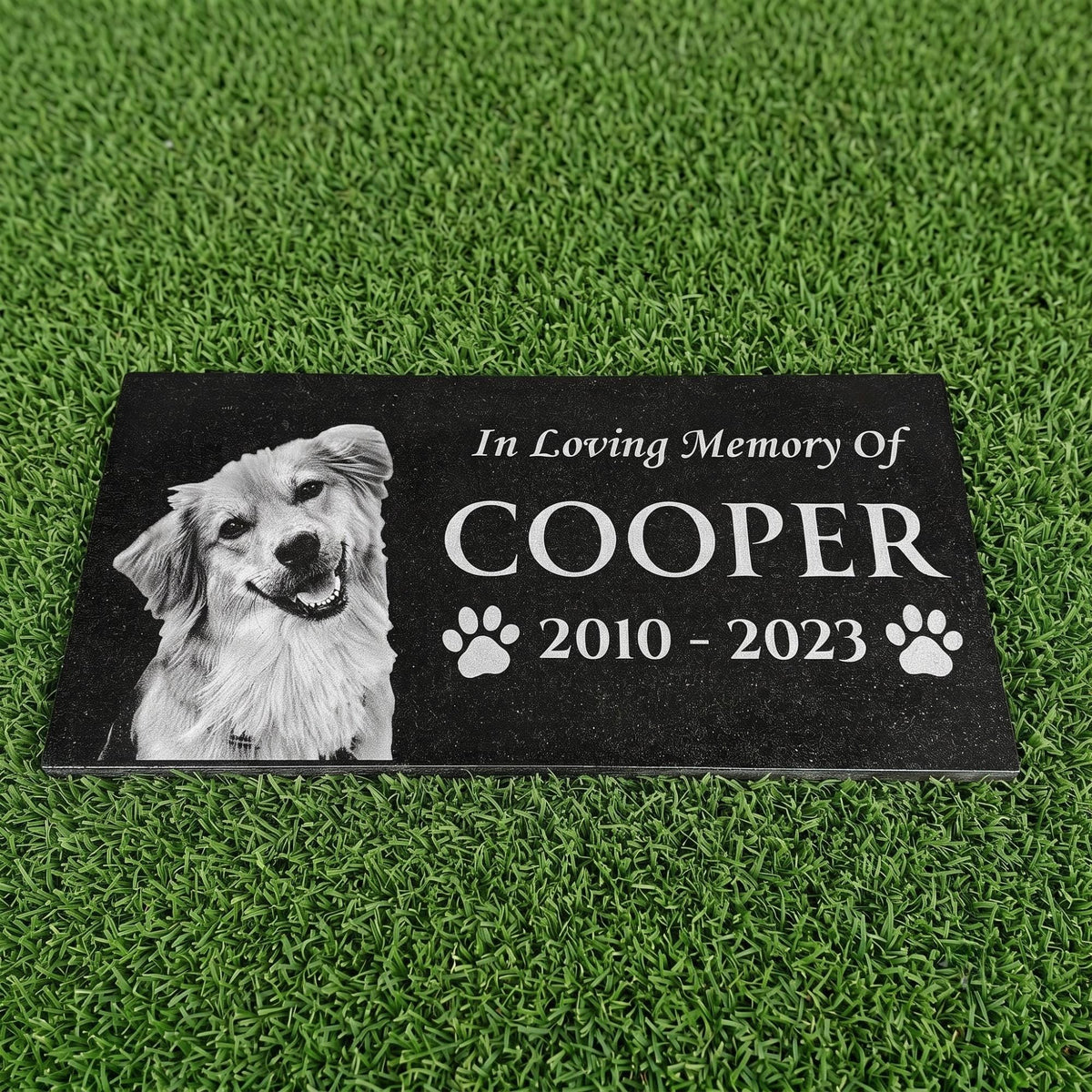 Custom Granite Pet Memorial